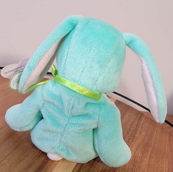 Vintage NWT Beanie Babies Hippity Green Bunny Plush 1996 P.V.C. Pellets 6-1-96 - Picture 10 of 16